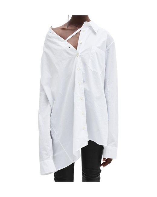Ann Demeulemeester White Asymmetric Shirt