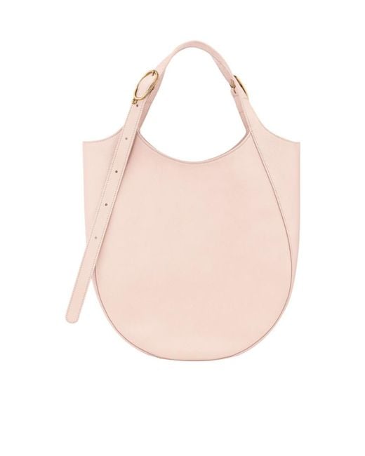 Longchamp Pink Le Foulonne Xl Tote Bag
