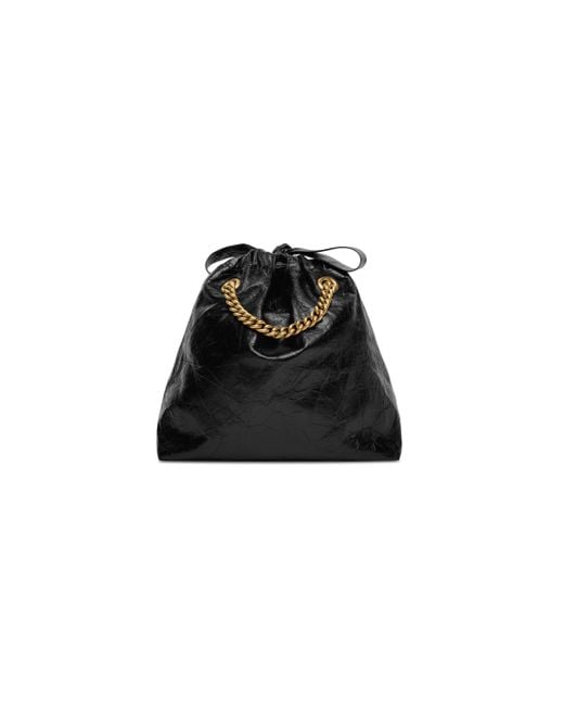 Balenciaga Black Crush Small Tote Bag