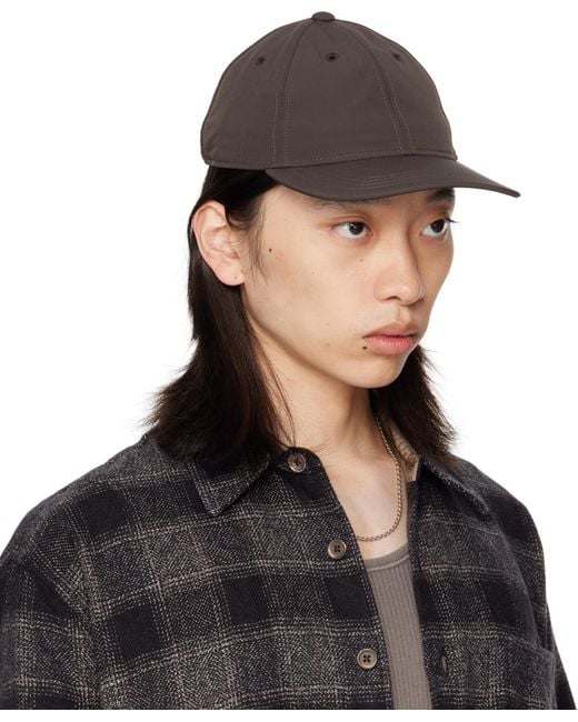 Our Legacy Brown Ballcap Hat for men