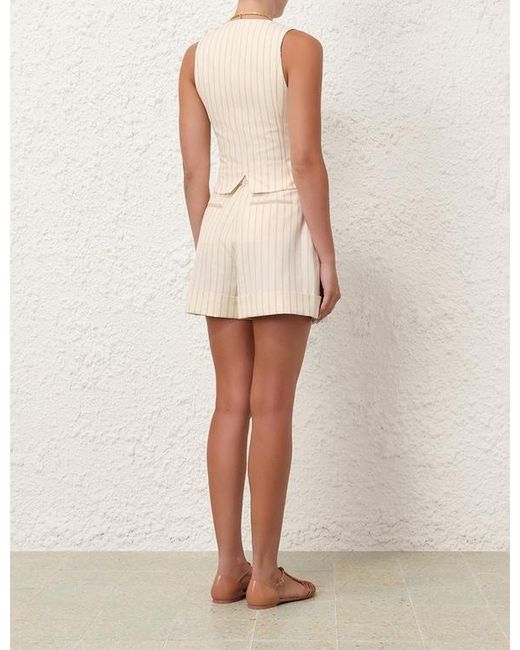Zimmermann Natural Tranquillity Striped Vest