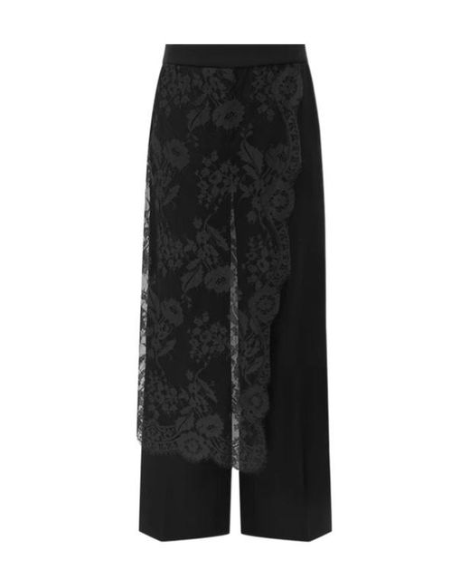 Zimmermann Black Valiant Lace Wrap Pants