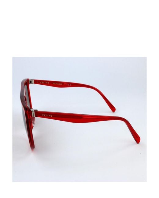 Céline Red Logo Logo Sunglasses