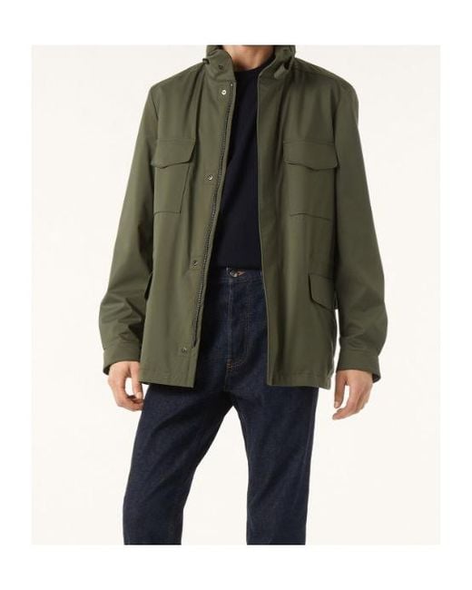 Loro Piana Green Traveller Field Jacket for men