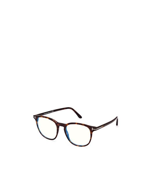 Tom Ford White Eyewear Square Frame Glasses for men