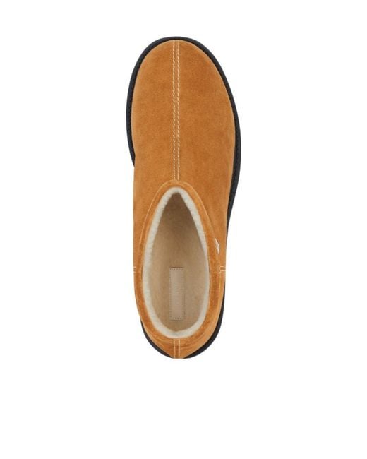 Givenchy Brown 4G Plaque Storm Ankle Boots for men