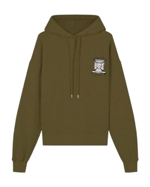 Maison Kitsuné Green Long-Sleeved Sweatshirt