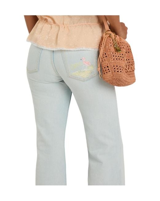 Chloé White High-Waisted Jeans