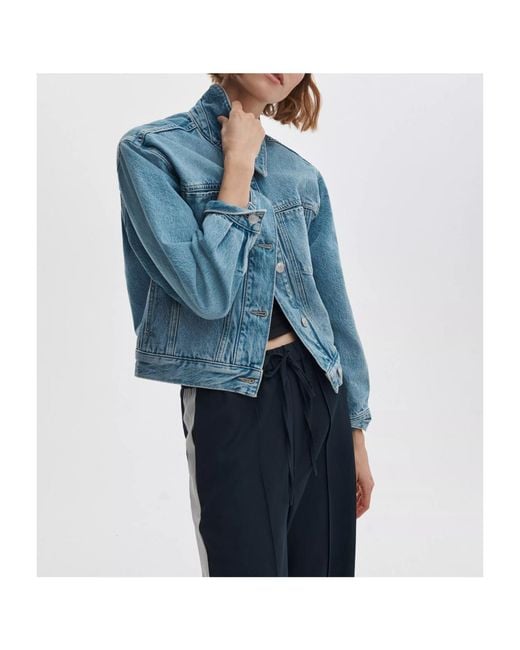 Rag & Bone Blue Marie Denim Trucker Jacket