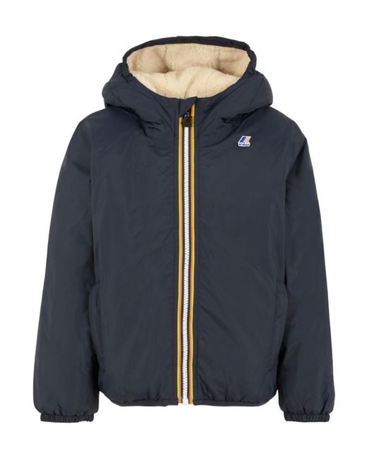K-Way Blue Kids Le Vrai 4.0 Claude Jacket