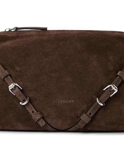 Givenchy Brown Giv Mni Voyou Shoulder Bag