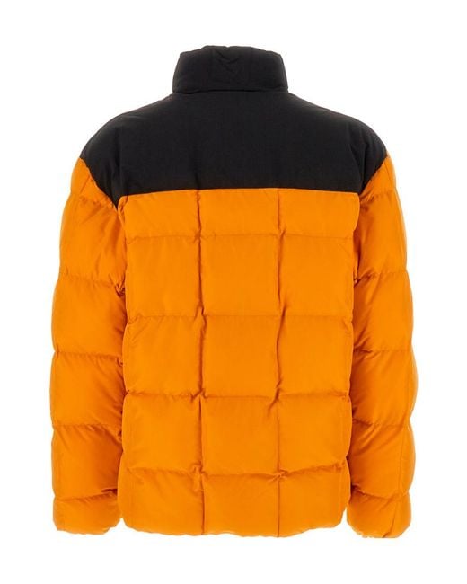 Marcelo Burlon Orange County Of Milan Logo Printed Puffer Jacket for men
