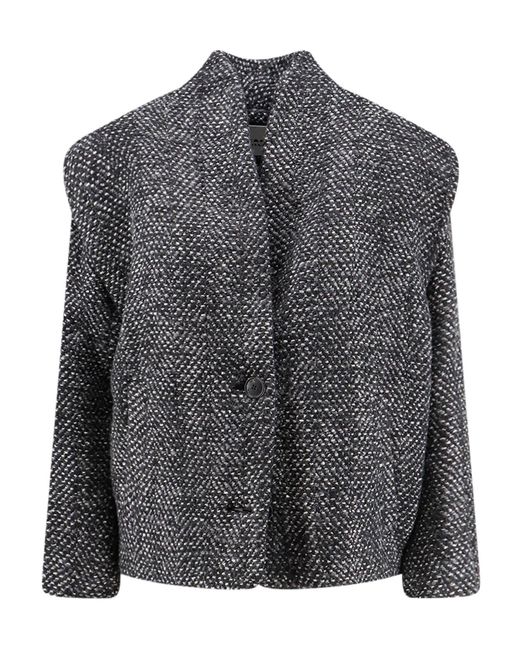 Isabel Marant Gray Isabel Marant Étoile V-Neck Jacket