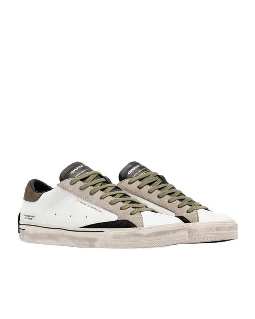 Crime London Multicolor Distressed 2.0 Sneakers for men