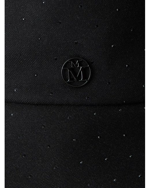 Maison Michel Black Fredo Bucket Hat