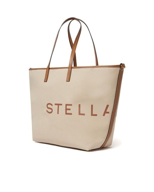 Stella McCartney Natural Smc Bananatex Large Tote Bag