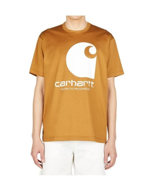 Junya Watanabe Metallic X Carhartt Printed T-Shirt for men