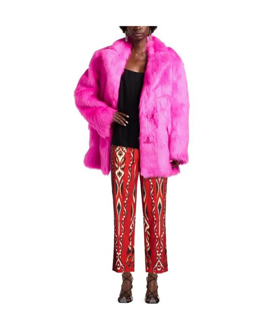 Farm Rio Multi-Colored Textured Casual Pants