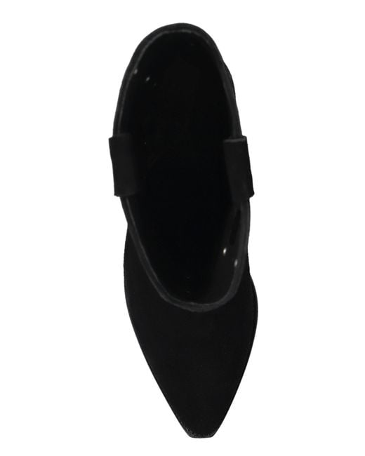 Isabel Marant Black Block-Heel Ankle Boots