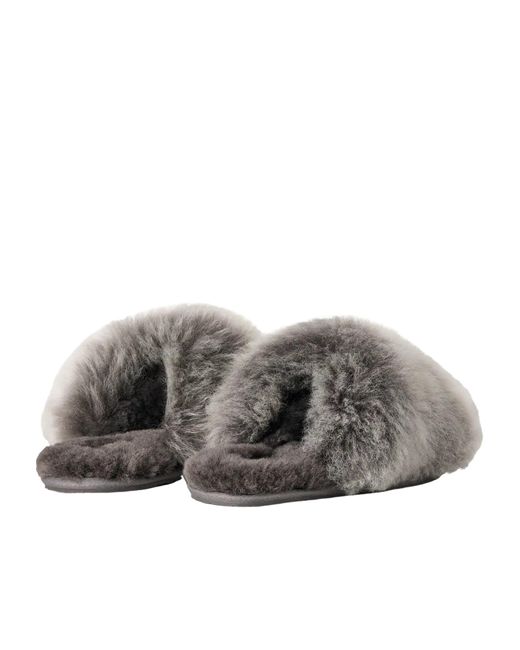 Ugg Gray Scuffette Chalet Slippers
