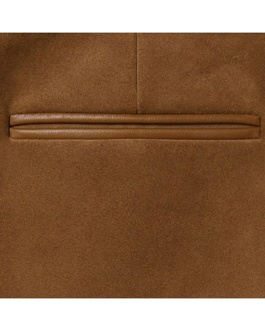 Gucci Brown Horsebit Cropped Pants