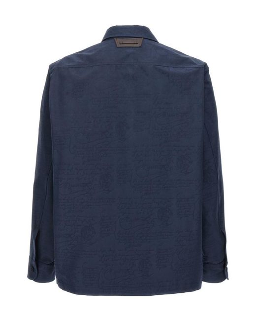 Berluti Blue Long-Sleeved Shirt for men