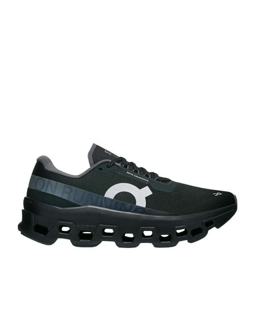 On Shoes Black Cloudmonster 1 Running Shoes