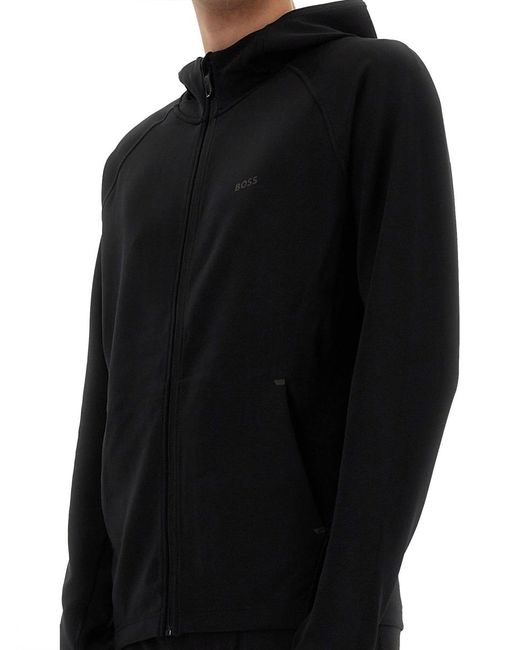 Boss Black Boss Active Stretch Zip-Up Hoodie for men
