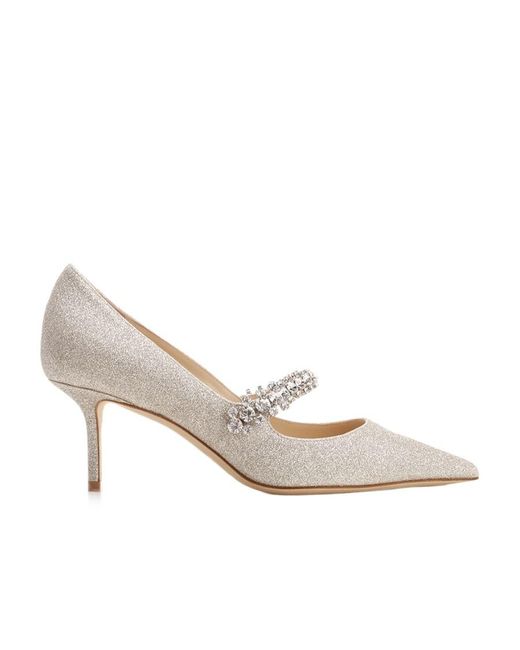 Jimmy Choo White Bing Pump 65