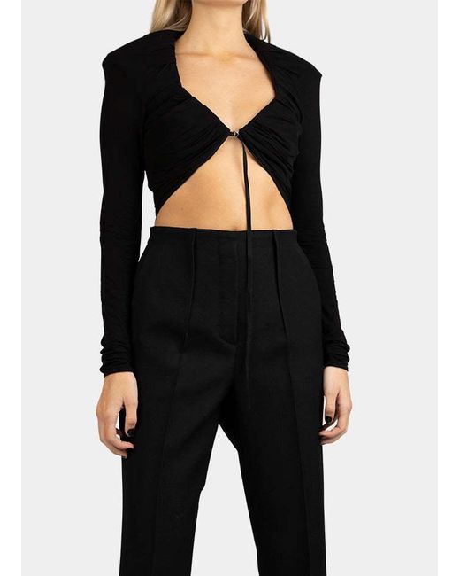 Jacquemus Black Logo Blouse