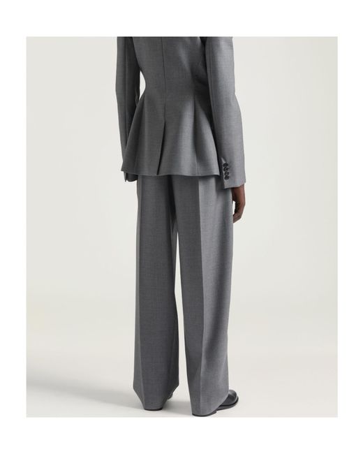 Givenchy Gray Cocoon Tailored Pants