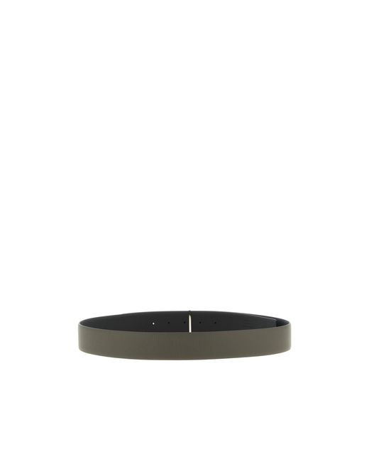 Tom Ford White Logo Belt for men