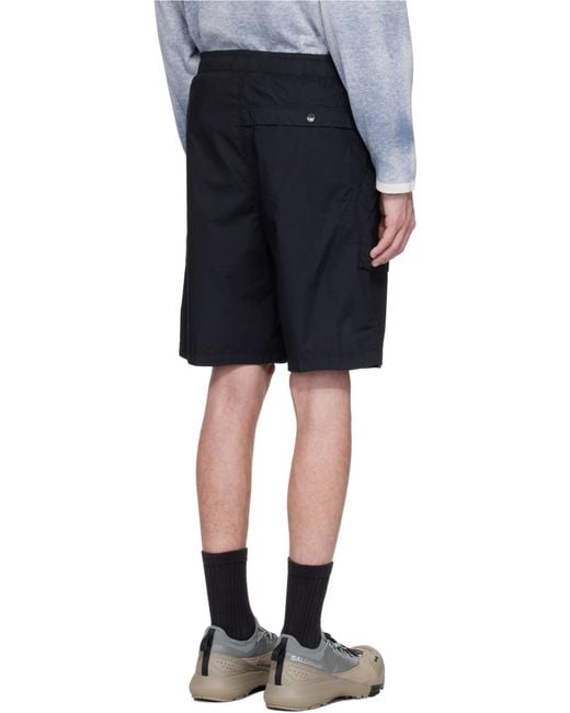 Stone Island Blue Logo Patch Bermuda Shorts for men