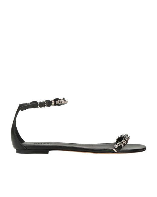 Isabel Marant White Stylish And Versatile Flat Sandals