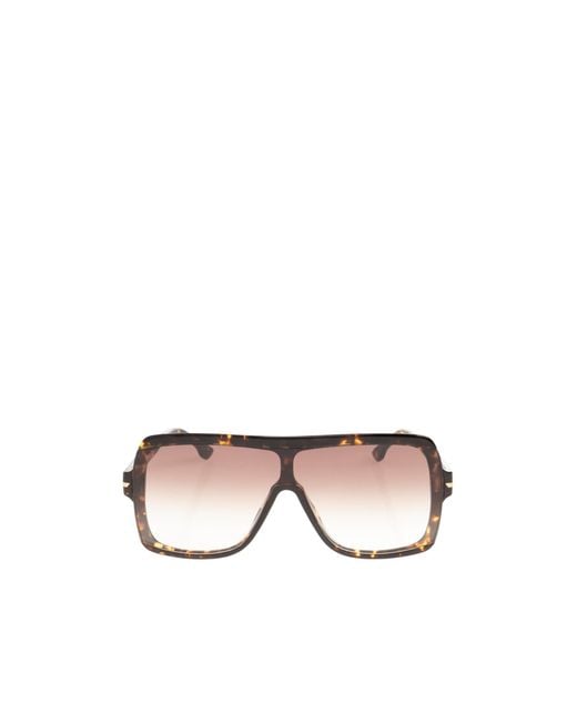 Victoria Beckham Multicolor Shield Frame Sunglasses