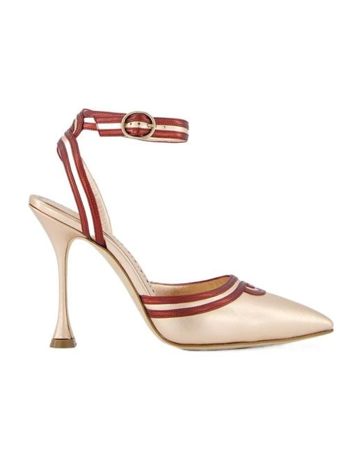 Manolo Blahnik Pink Chonga Pointed Toe Pumps