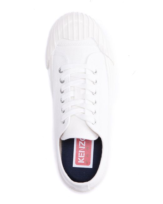 KENZO White School Trainers