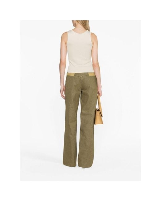 Christopher Esber Natural Open Twist Tank Top