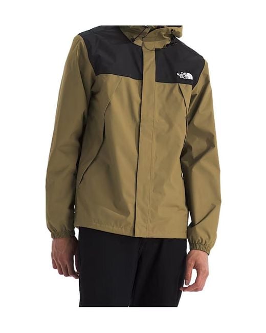 The North Face Green Antora Logo Hooded Jacket for men