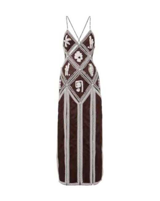 ALÉMAIS Multicolor X Laurence Leenaert Leandra Ramie Maxi Dress