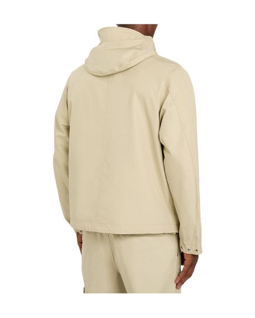 Stone Island Natural Ghost Hooded Cotton-Poplin Parka Jacket for men