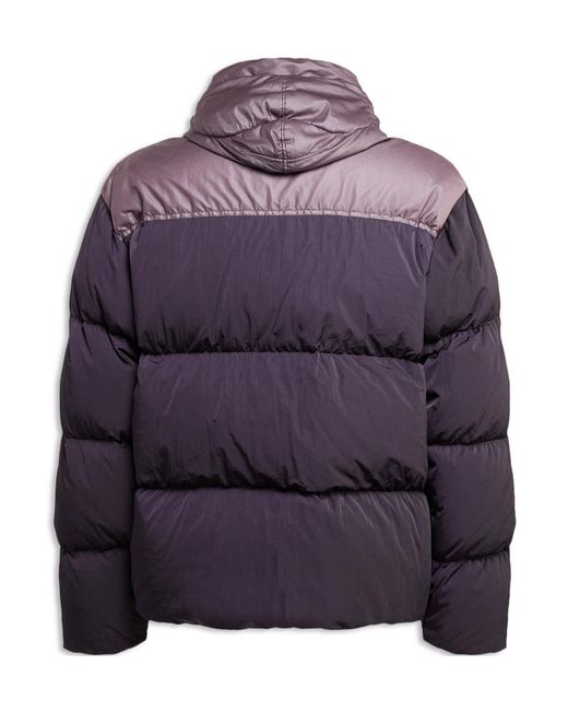 C P Company Purple Eco-Chrome R Puffer Jacket for men