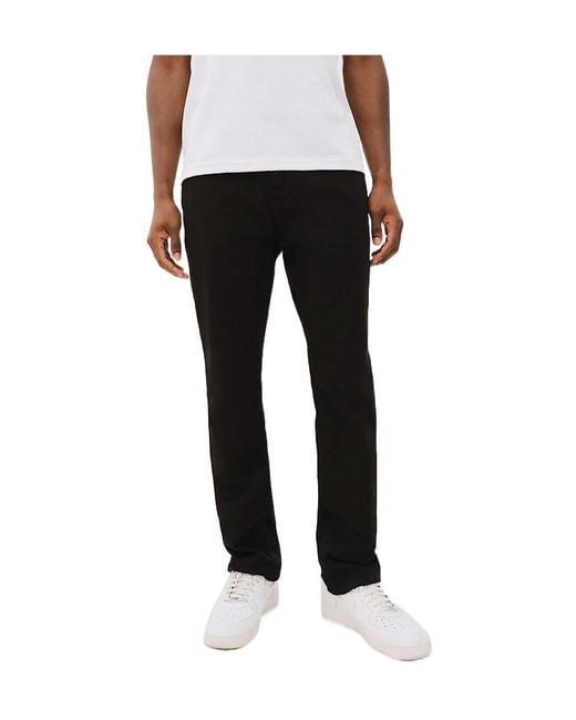 True Religion Black Multi-Pocket Jeans for men