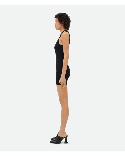 Bottega Veneta Black Textured Nylon Body