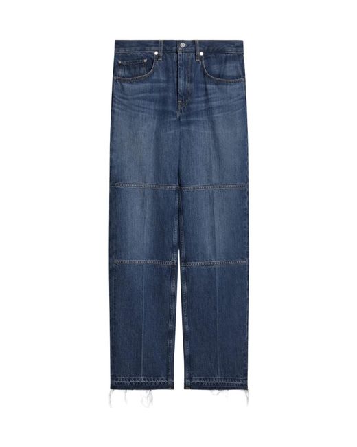 Helmut Lang Blue Belt-Loop Jeans