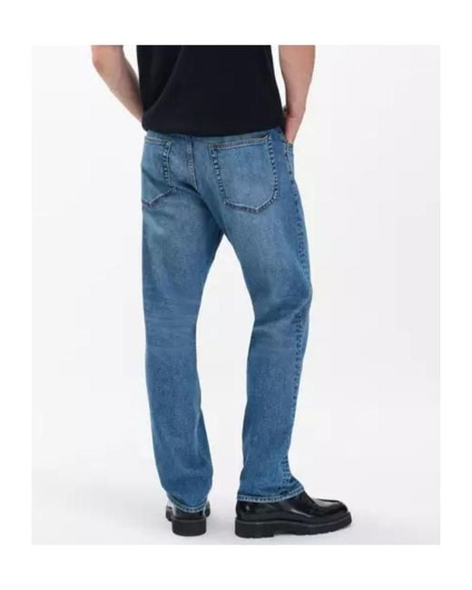 Rag & Bone Blue Fit 4 Straight Jeans for men