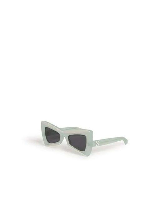 Off-White c/o Virgil Abloh White Logo Sunglasses for men