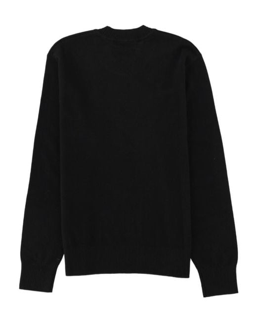 Versace Jeans Black Long-Sleeved Sweater for men