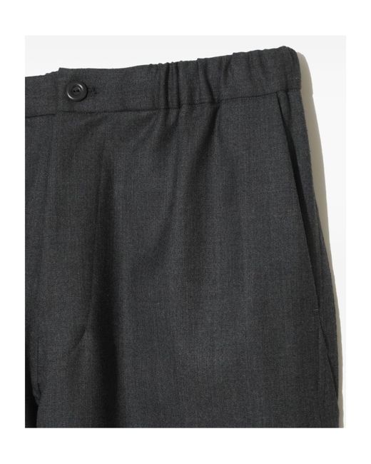 Undercover Gray Cuffed Hem Trousers for men