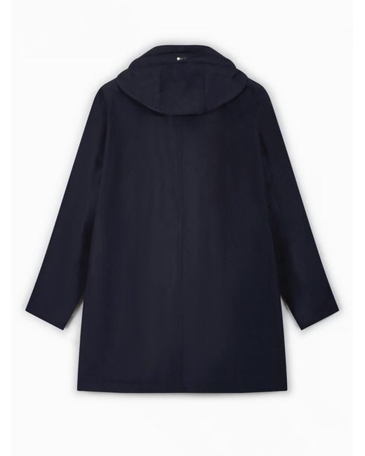 Herno Blue Hooded Parka for men